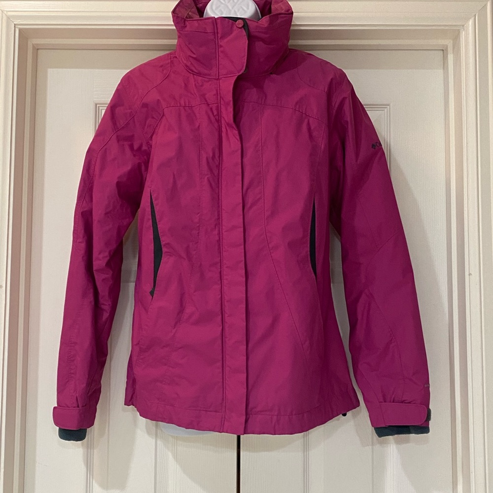 Columbia 2 in 1 Omni Shield Hooded Jacket with removable fleece jacket